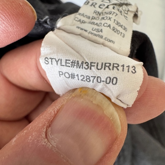 Prana‎ Men's HEMP Blend Lightweight Walking Shorts Casual Gray Size 34 Festival - Picture 10 of 15